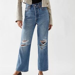 Levi’s ribcage straight jeans